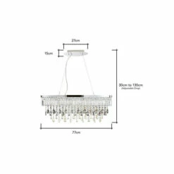BHS Lighting Jennifer Diner Pendant Ceiling Light For Unisex -BHS Lighting Sales Store unnamed file 667