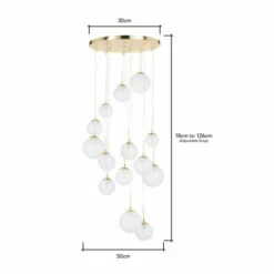 BHS Lighting Kolding Cluster Ceiling Light For Unisex -BHS Lighting Sales Store unnamed file 673