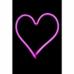 BHS Lighting Glow Heart Neon Wall Light For Unisex -BHS Lighting Sales Store unnamed file 826