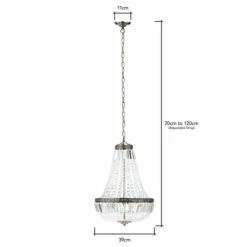 BHS Lighting Esmeralda Pendant Ceiling Light For Unisex -BHS Lighting Sales Store unnamed file 996